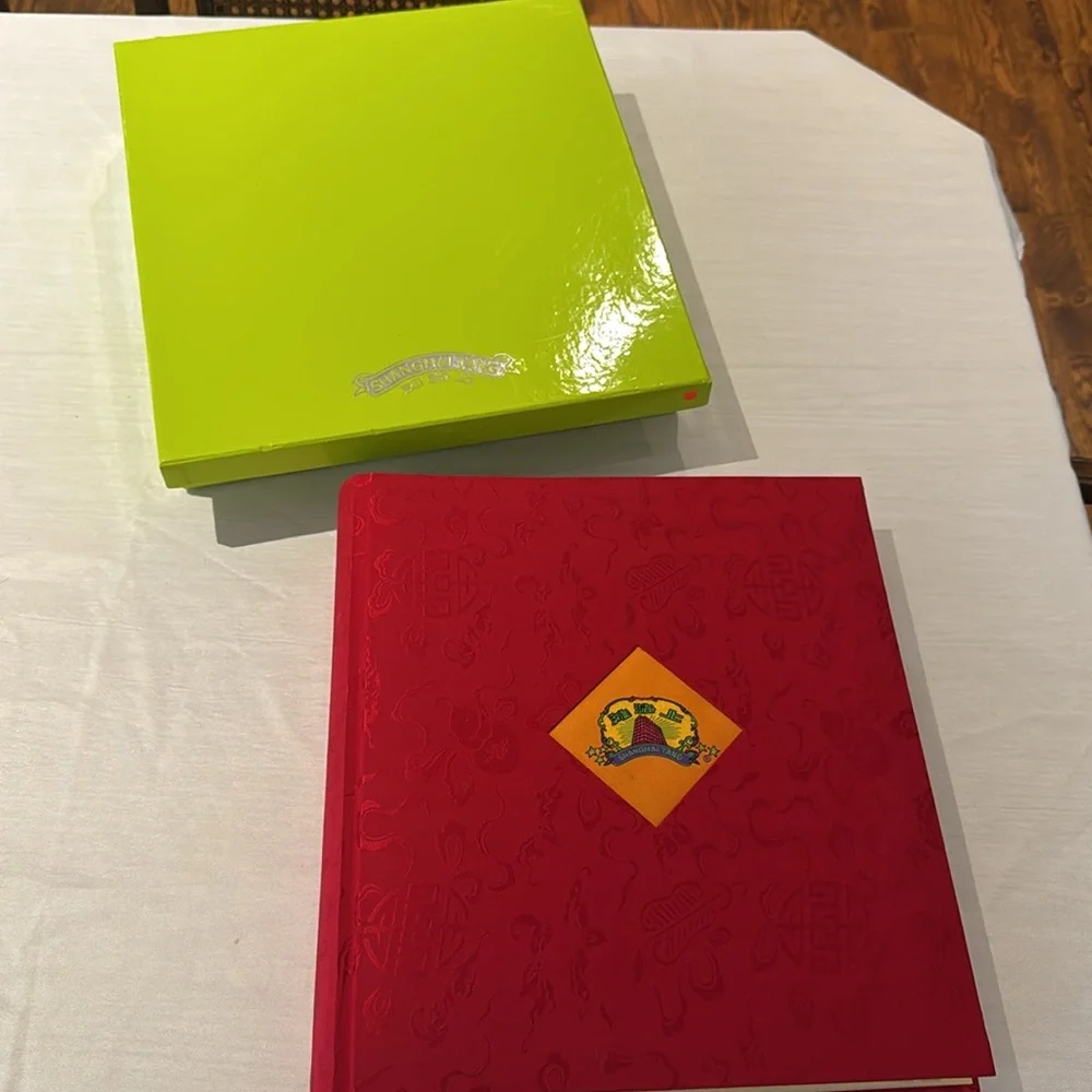 Shanghai Tang Lime Green Home Office Accessory Box